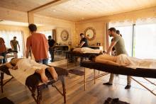Notre zone d'activité pour ce service Massage sportif en institut pour récupération musculaire rapide après entraînement intense par masseur expérimenté